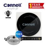 Cornell CIC-SP683G Sensor Touch Induction Cooker (Fry/Hot Pot/Warm function) - Free Stainless steel pot with cover