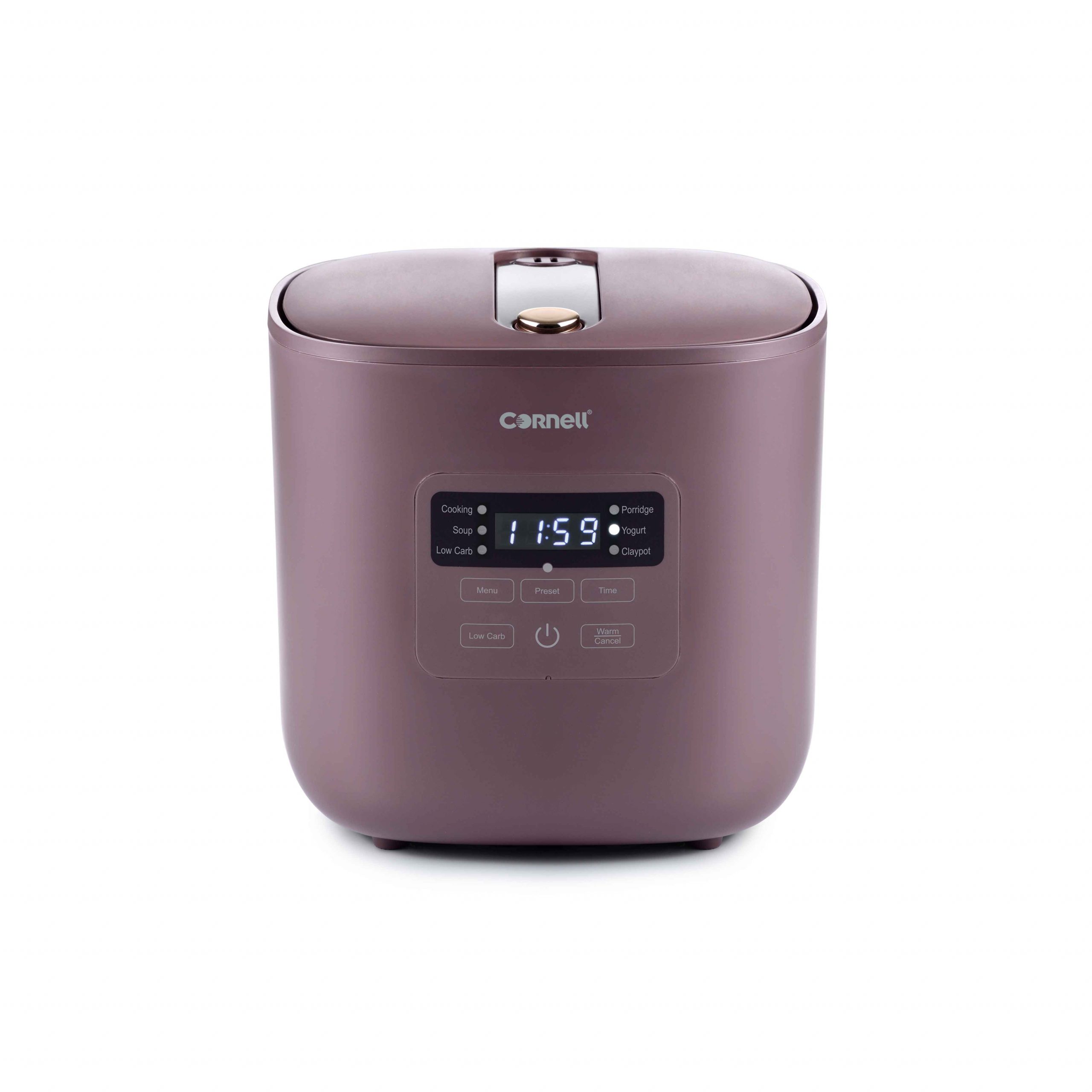 CSC-E40PC 4 Litre Purple Clay Digital Slow Cooker - Cornell Appliances